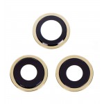 Camera Lens Glass With Frame For Apple Iphone 12 Pro Gold By - Maxbhi Com