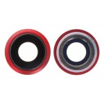 Camera Lens Glass With Frame For Apple Iphone Se 2020 Red By - Maxbhi Com