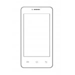 Touch Screen Digitizer For Spice Smart Flo Mettle 4x Mi426 White By - Maxbhi.com