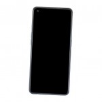 Camera Lens Glass with Frame for Oppo F19 Black