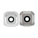 Camera Lens Glass With Frame For Samsung Galaxy S6 Edge White By - Maxbhi Com