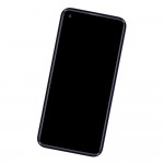 Camera Lens Glass with Frame for LG W41 Plus Blue