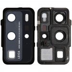 Camera Lens Glass With Frame For Huawei P40 Pro Black By - Maxbhi Com