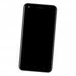 Camera Lens Glass with Frame for Micromax Canvas 1 Black