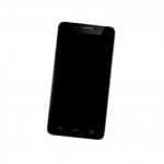 Camera Lens Glass with Frame for Alcatel One Touch Idol Black