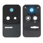 Camera Lens Glass With Frame For Xiaomi Poco F4 5g Black By - Maxbhi Com