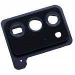 Camera Lens Glass With Frame For Samsung Galaxy Note 20 Ultra Black By - Maxbhi Com