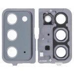 Camera Lens Glass With Frame For Samsung Galaxy Note 20 5g Grey By - Maxbhi Com