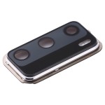 Camera Lens Glass With Frame For Huawei P40 Silver By - Maxbhi Com