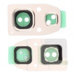 Camera Lens Glass With Frame For Samsung Galaxy A3 2017 Gold By - Maxbhi Com