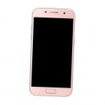 Camera Lens Glass with Frame for Samsung Galaxy A3 2017 White
