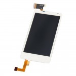 LCD with Touch Screen for HTC Vivid 4G Glass - White