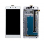 Lcd With Touch Screen For Gionee Marathon M3 White By - Maxbhi Com