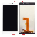 Lcd With Touch Screen For Huawei Ascend P7 With Dual Sim White By - Maxbhi Com