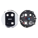 Camera Lens Glass With Frame For Huawei Mate X3 White By - Maxbhi Com