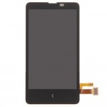 LCD with Touch Screen for Nokia X plus Dual SIM - Black