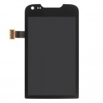 LCD with Touch Screen for Samsung Galaxy Rugby Pro - Black