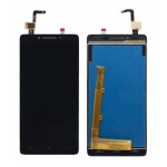 Lcd With Touch Screen For Lenovo A6000 Black By - Maxbhi Com