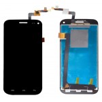 Lcd With Touch Screen For Micromax Canvas Turbo Mini A200 Black By - Maxbhi Com