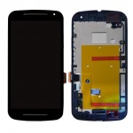 Lcd With Touch Screen For Motorola Moto G2 8gb Black By - Maxbhi Com
