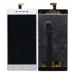 Lcd With Touch Screen For Oppo R1 R829t White By - Maxbhi Com