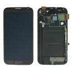 Lcd With Touch Screen For Samsung Galaxy Note Ii N7100 Brown By - Maxbhi Com
