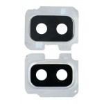 Camera Lens Glass With Frame For Samsung Galaxy J8 2018 White By - Maxbhi Com