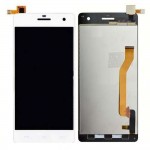 LCD with Touch Screen for Wiko Highway - White