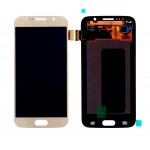 Lcd With Touch Screen For Samsung Galaxy S6 Gold By - Maxbhi Com