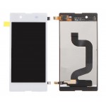 Lcd With Touch Screen For Sony Xperia E3 D2206 White By - Maxbhi Com