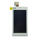 Lcd With Touch Screen For Sony Xperia L C2105 White By - Maxbhi.com