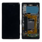 Lcd With Touch Screen For Sony Xperia M4 Aqua Dual Black By - Maxbhi Com