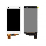 Lcd With Touch Screen For Sony Xperia Z3 Compact D5833 White By - Maxbhi Com