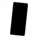 Camera Lens Glass with Frame for ZTE S30 Pro Black