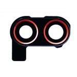 Camera Lens Glass With Frame For Samsung Galaxy Xcover6 Pro Black By - Maxbhi Com