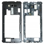 Middle Frame Ring Only For Asus Zenfone 2 Laser Ze550kl Silver By - Maxbhi Com
