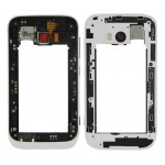 Middle Frame Ring Only For Nokia Lumia 822 White By - Maxbhi Com