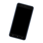 Camera Lens Glass with Frame for Panasonic Eluga A4 Blue