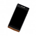 Camera Lens Glass with Frame for Doogee T3 Black