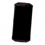 Camera Lens Glass with Frame for Doogee S70 Red