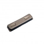 Volume Side Button Outer For Qtek 2020 Silver By - Maxbhi Com