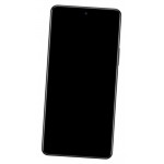 Lcd Frame Middle Chassis For Infinix Note 12 Vip Black By - Maxbhi Com
