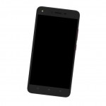 Camera Lens Glass with Frame for Tecno Mobile Spark Black