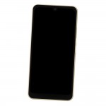 Camera Lens Glass with Frame for Sharp Aquos Wish Black