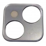 Camera Lens Glass With Frame For Doogee T10 Silver By - Maxbhi Com