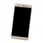 Camera Lens Glass with Frame for QMobile M350 Pro Gold