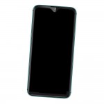 Camera Lens Glass with Frame for LG W30 Plus Black