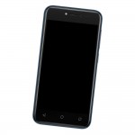 Camera Lens Glass with Frame for Wiko Y50 Black