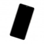Camera Lens Glass with Frame for Vivo iQOO Black