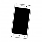 Middle Frame Ring Only for Videocon Thunder One V45BD Silver